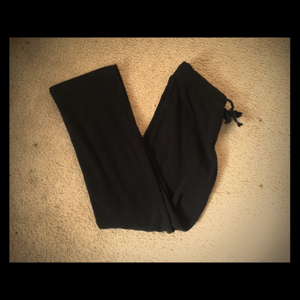 Fuzzy black old navy pajama pants